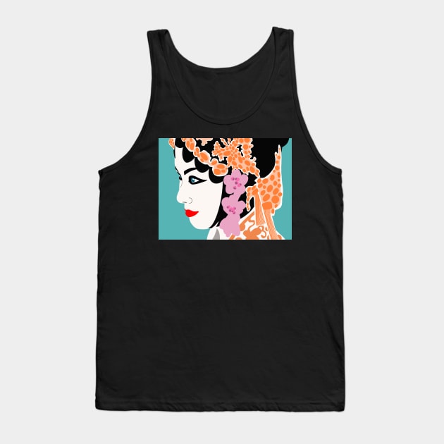 Cantonese Opera Actress #1 Tank Top by CRAFTY BITCH